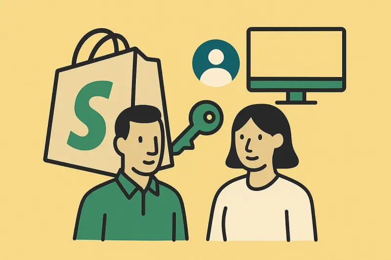 Accesso collaboratore su Shopify